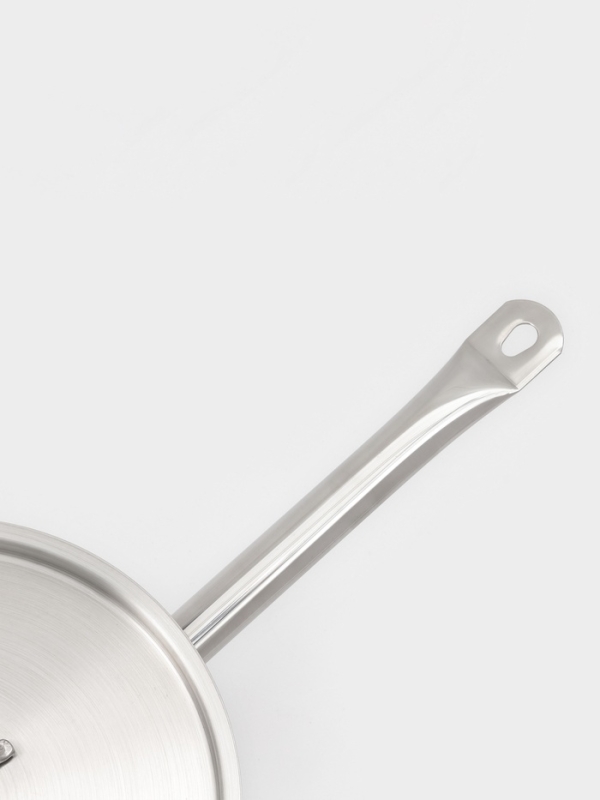 Ковш 8 л, d=26, h=15 см, с крышкой, толщина стенки 0,8 мм, индукция, две ручки