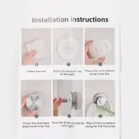 Набор крючков металлических на вакуумной присоске 2 шт, цвет хром