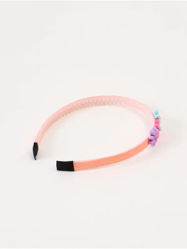 Ободок для волос &laquo;Цветы&raquo; розовый, Винкс