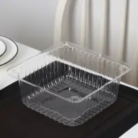 Крышка для тортницы пластиковая одноразовая ИП-43, 18,5&times;18,5&times;10,5 см, внутренний 16&times;16&times;10 см, 480 шт/уп