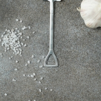 Ложка десертная из нержавеющей стали Magistro &laquo;Лопата&raquo;, длина 15,5 см, форма прямоугольная, цвет серебряный