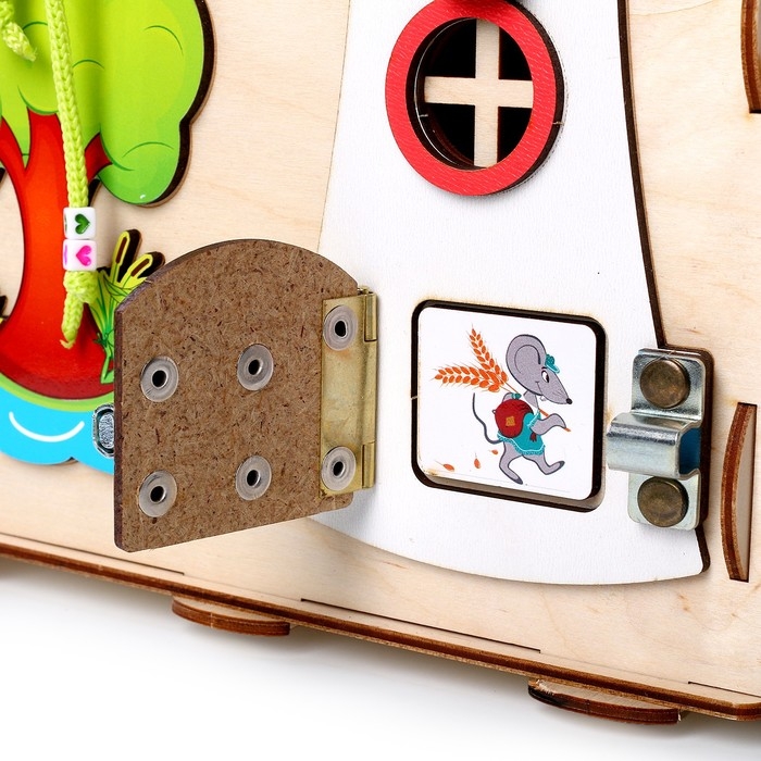 Бизиборд &laquo;Кубик&raquo; 24 &times; 24 &times; 24 см