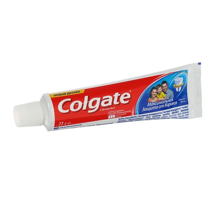 Зубная паста Colgate &laquo;Максимальная защита от кариеса&raquo;, свежая мята, 50 мл