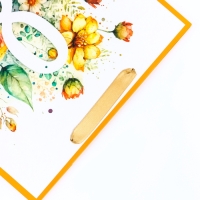 Пакет подарочный ламинированный вертикальный &laquo;С праздником&raquo;, M 26 &times; 32 &times; 12 см