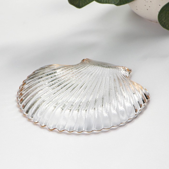 Блюдо сервировочное Magistro &laquo;Ракушка&raquo;, 14&times;13,5&times;1,5 см, фигурное