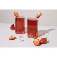 Набор стаканов стеклянных &laquo;Квадро&raquo;, 2 предмета: 350 мл