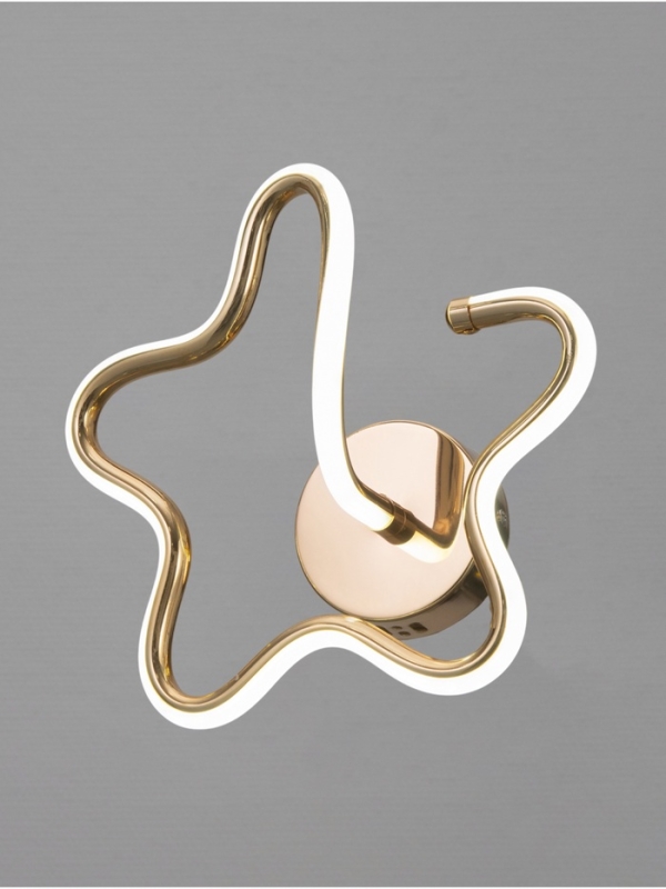 Бра Valentina 14Вт LED 4000-6000К золото 25х25х13см