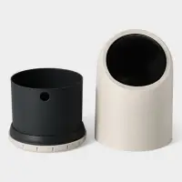 Ведро для мусора сенсорное, 2 л, цвет бежевый