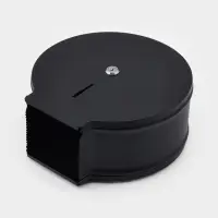 Диспенсер для туалетной бумаги St&ouml;lz, втулка 6 см, нержавеющая сталь, чёрный