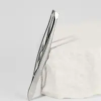 Пинцет скошенный, широкий, 8.5 см