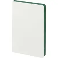 Ежедневник Duplex, недатированный, белый с зеленым