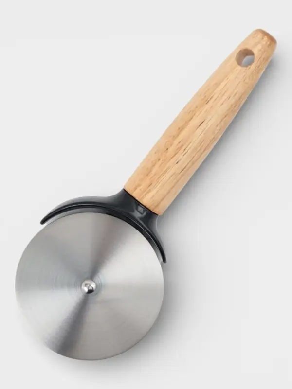 Нож для пиццы Magistro, 20&times;8&times;3 см, нержавеющая сталь, ручка каучук, бежевая, чёрная