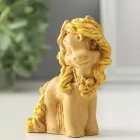 Фигура "Лошадь стоящая" 10х8х4 см, бежевый