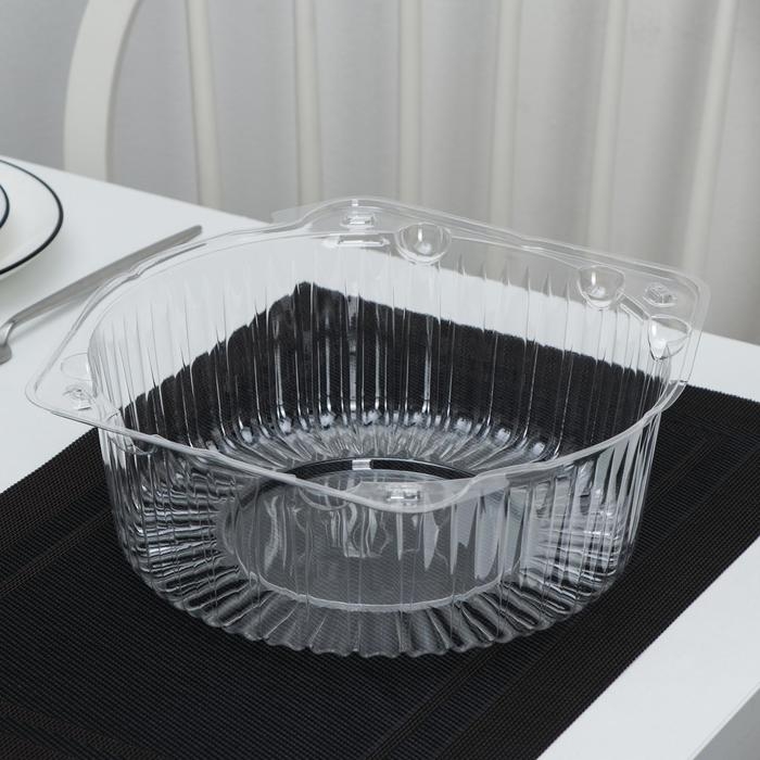 Крышка для тортницы пластиковая одноразовая ПР-Т-225, 25&times;10,6 см, внутренний 23&times;9,5 см, прозрачная