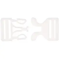 Застежка-пряжка Fibbia, белая