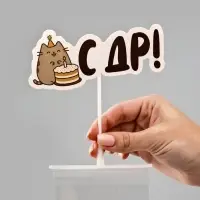 Коробка для маскировки денег в торте "С ДР", 11 х 8 х 6 см