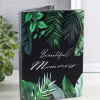 Фотоальбом "Флора" 36ф 10X15см, ПП карм.,мягкая обложка, черные страницы