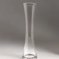 Ваза стекло настольная "Николетт" 20х5 см, прозрачный
