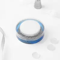 Игольница с булавками &laquo;Гвоздики&raquo;, 21 мм, 200 шт., синяя