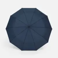 Зонт складной Cloudburst в подарочной упаковке, темно-синий