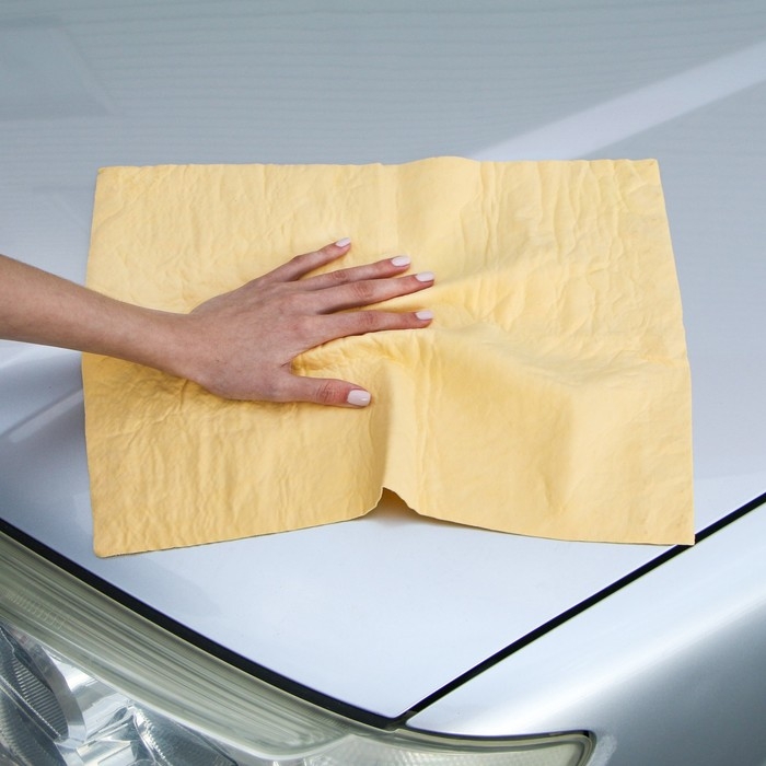 Замша протирочная AVS CH-4332A супервпитывающая, 43х32 см