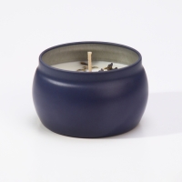 Свеча ароматическая из соевого воска с сухоцветом "Французская лаванда" 4,5х6 см, 80 г