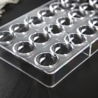 Форма для конфет и шоколада KONFINETTA &laquo;Полусфера&raquo;, 27,5&times;13,5 см, 24 ячейки 3&times;3 см, цвет прозрачный