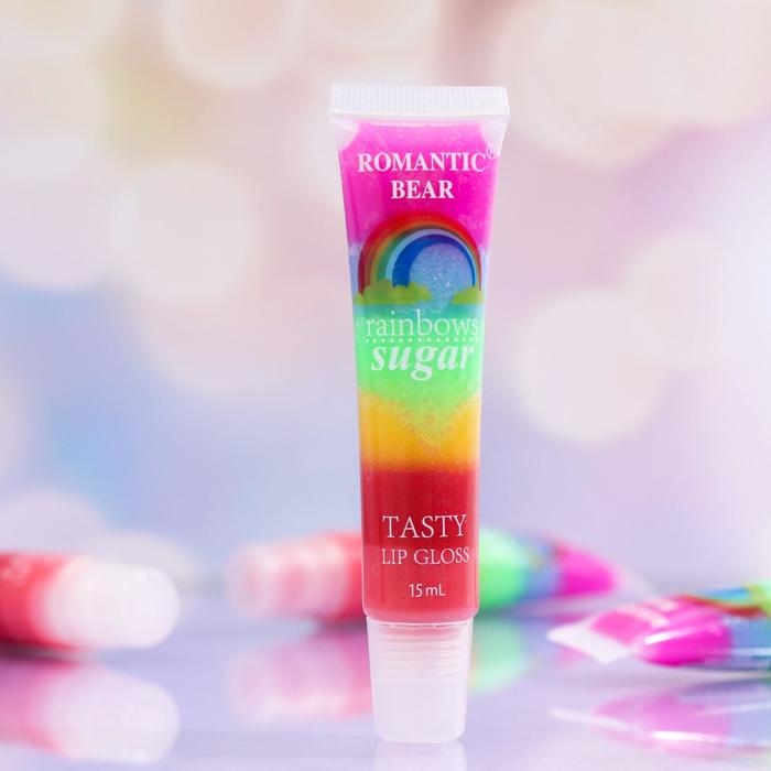 Блеск для губ &laquo;Радуга&raquo;, микс цветов и ароматов