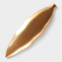 Блюдо для фруктов Доляна &laquo;Золотой лист&raquo;, 40&times;11,5 см, цвет золотой