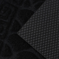 Коврик влаговпитывающий придверный полукруглый без окантовки Доляна &laquo;Спираль&raquo;, 38&times;58 см, цвет МИКС