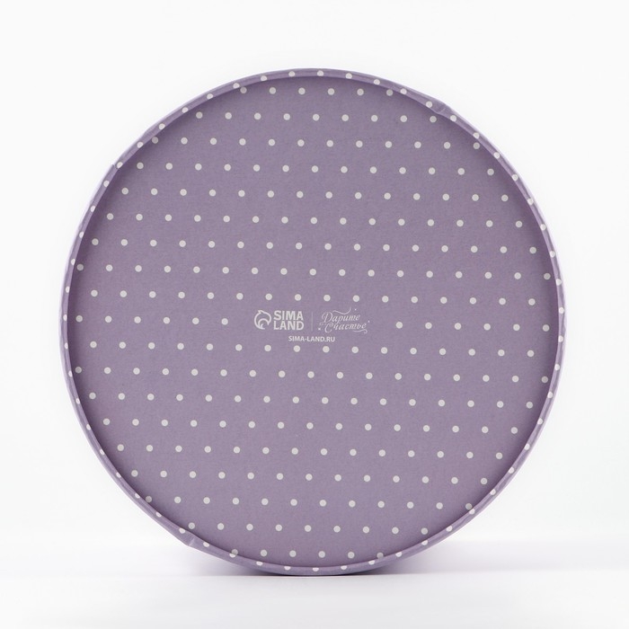 Набор шляпных коробок 4 в 1 &laquo;Акварельные цветы&raquo;, 12 х 12 - 20 х 20 см