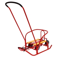 Санки &laquo;Ветерок 7 универсал&raquo;, цвет алый