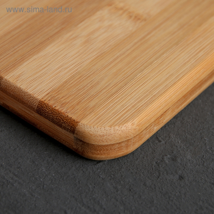 Доска разделочная Доляна &laquo;Комфорт&raquo;, бамбук, 29&times;20 см
