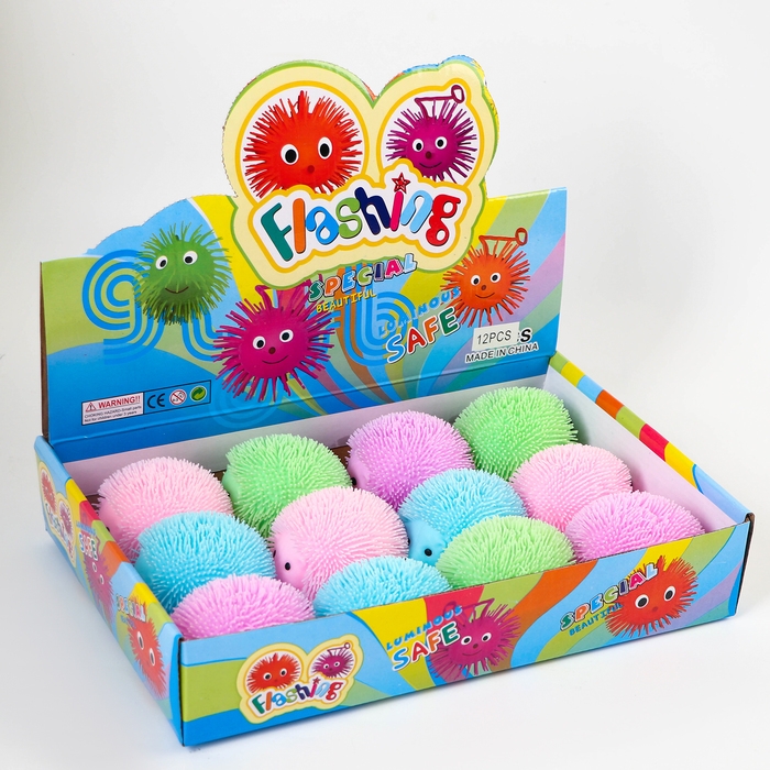 Ёжка &laquo;Ёжик&raquo; световой, цвета МИКС
