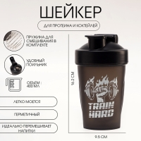 Шейкер, 400 мл, серия: CrossFit, "Мастер К", 9.5 х 7 х 16.2 см, черный