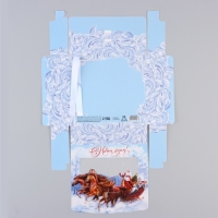 Коробка новогодняя складная &laquo;Тройка&raquo; 20 х18 х 5 см, Новый год