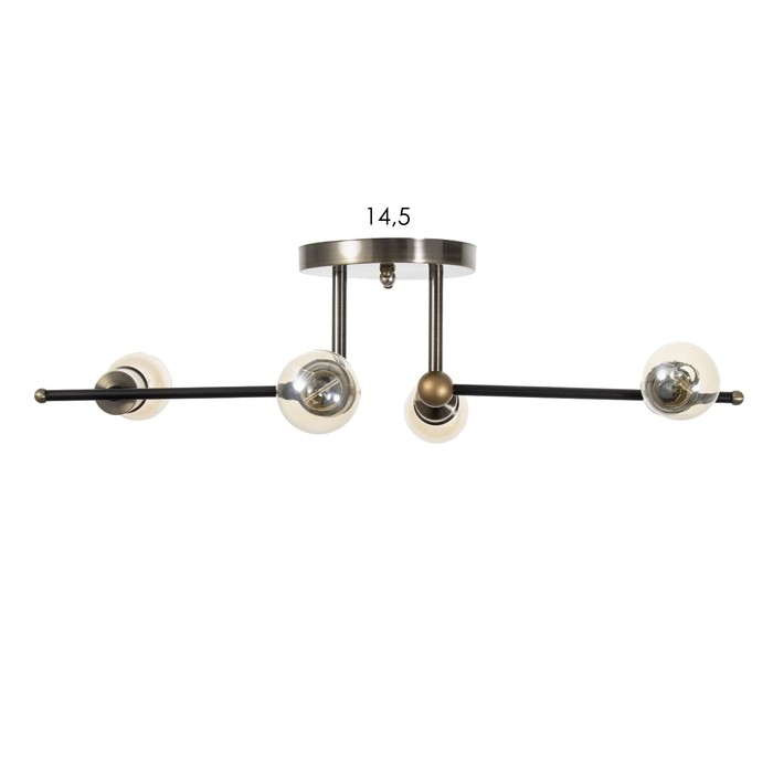 Люстра 2250/4 E27 40Вт черно-бронзовый 60х40х24 см BayerLux