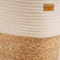 Корзина для белья плетеная круглая SL Home Orden, 35&times;40 см, хлопок, гиацинт