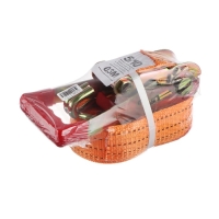 Стяжка груза TORSO с механизмом 230 мм, ширина ленты 50 мм, нагрузка 5/10 т, длина 6 м