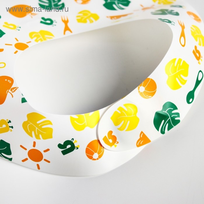 Набор нагрудников для кормления &laquo;Вкусная история&raquo; непромокаемых на липучке, 3 шт.