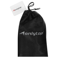 Скакалка скоростная ONLYTOP, 2,8 м, с подшипником, цвет чёрный/красный