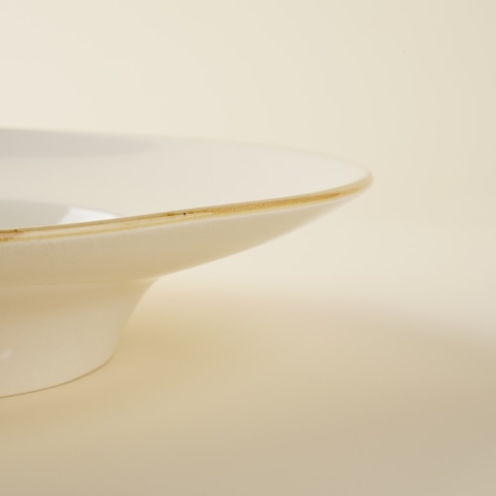 Набор тарелок для пасты SL Home &laquo;Леггеро&raquo;, 160 мл, d=21 см, цвет бежевый