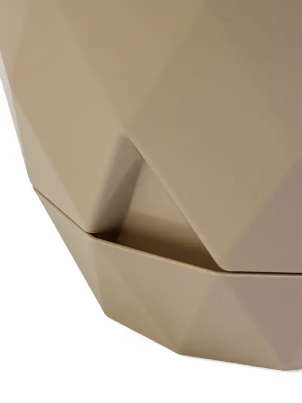 Горшок для цветов "Laurel" D-27,7 см, 9,3 л с поддоном, бежевый