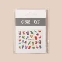 Слайдеры для ногтей &laquo;Акварельная графика&raquo;, разноцветные