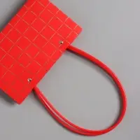 Сумка для цветов влагостойкая, красная 22x10.5x13.5&plusmn;5% см