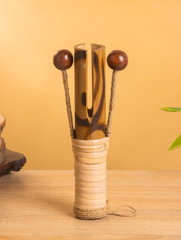 Сувенирный музыкальный инструмент &laquo;Тек тек&raquo;, 21 см, бамбук, албезия