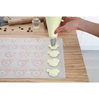 Силиконовый коврик армированный &laquo;Макарон.Ушки&raquo;, 42&times;29,5 см