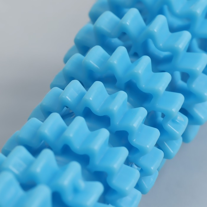 Массажёр &laquo;Скалка&raquo;, универсальный, 12 колёс, d = 7 &times; 45 см, цвет МИКС