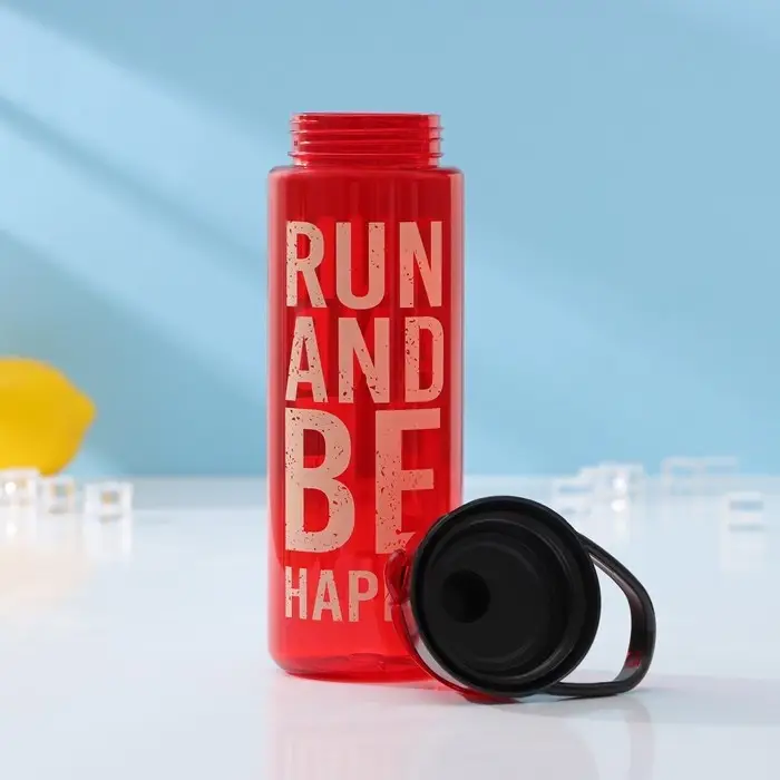 Бутылка для воды пластиковая &laquo;На спорте&raquo;, 750 мл, цвет красный