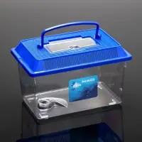 Переноска прямоугольная, 21,3 х 14 х 14,5 см, синий